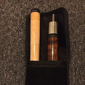 Pool cue 58" 2-piece with Soft Case (19oz)